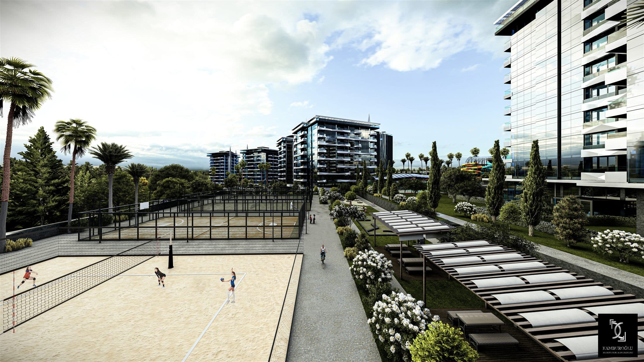 New Level Premium Avsallar resort residence and shared facilities