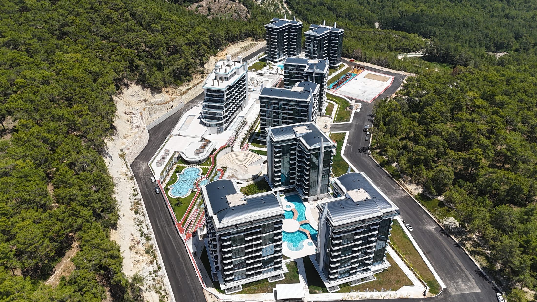 New Level Premium June 2026 aerial construction progress photo